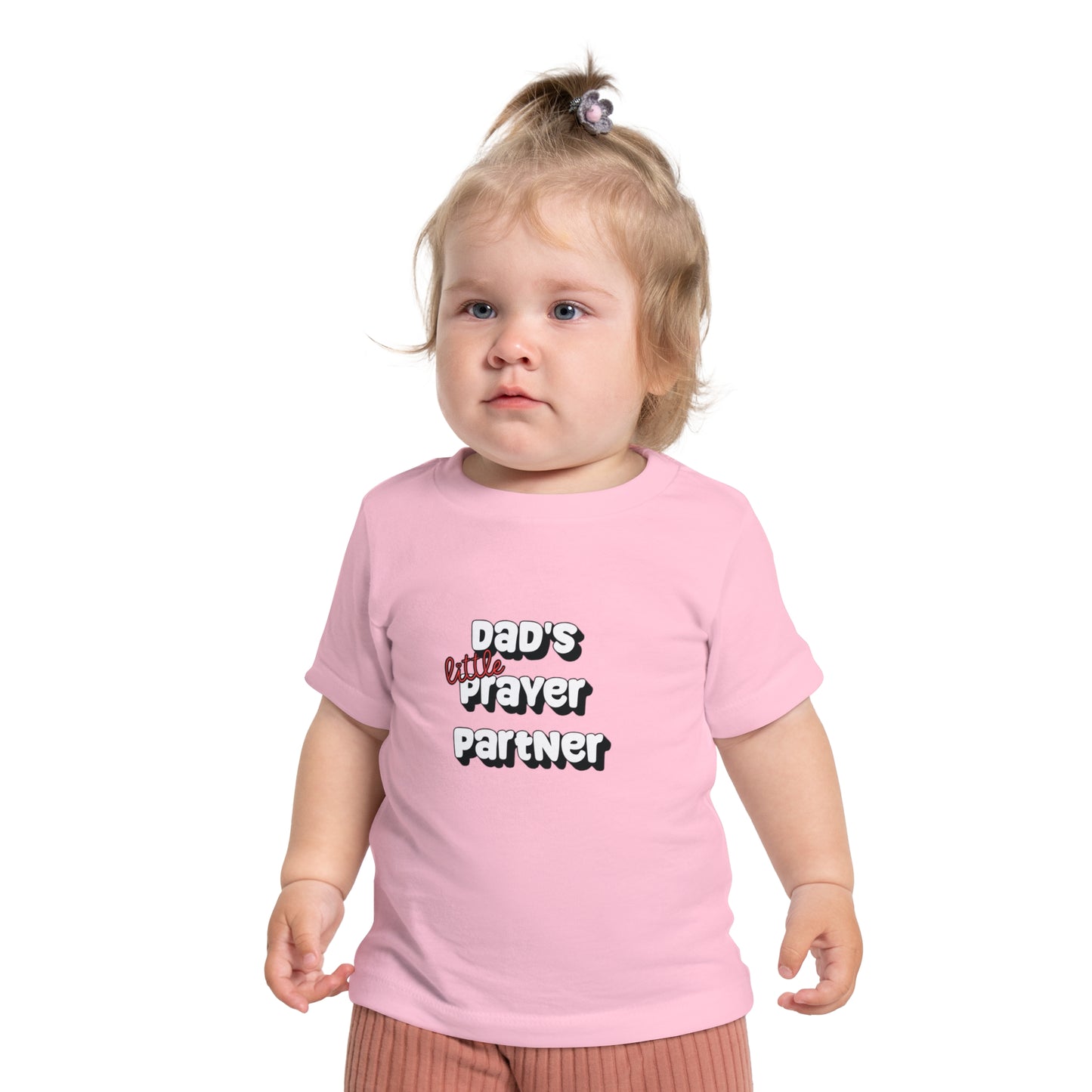 "Dad's little Prayer Partner" Baby t-shirt