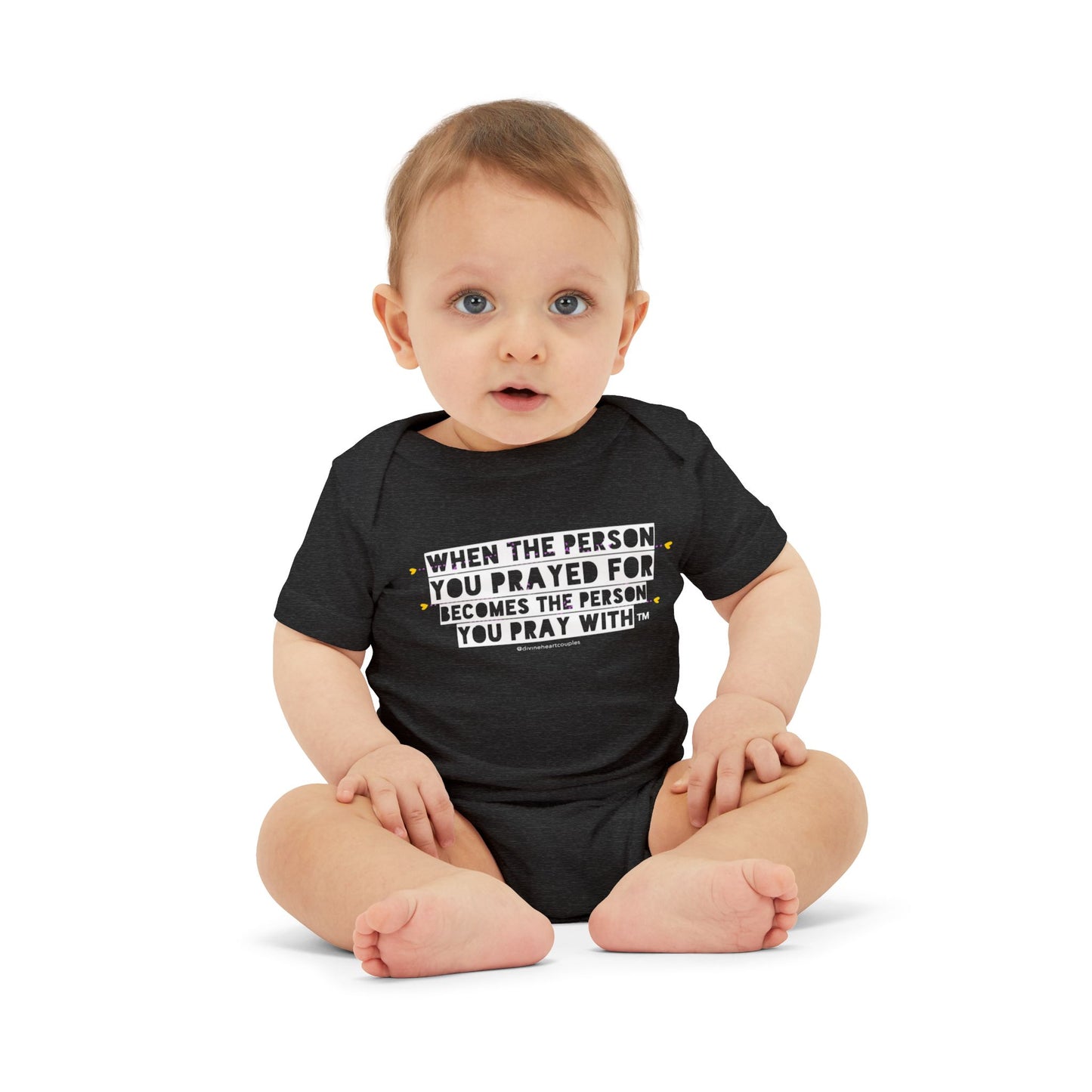 Bold Pray Match with Baby onesie