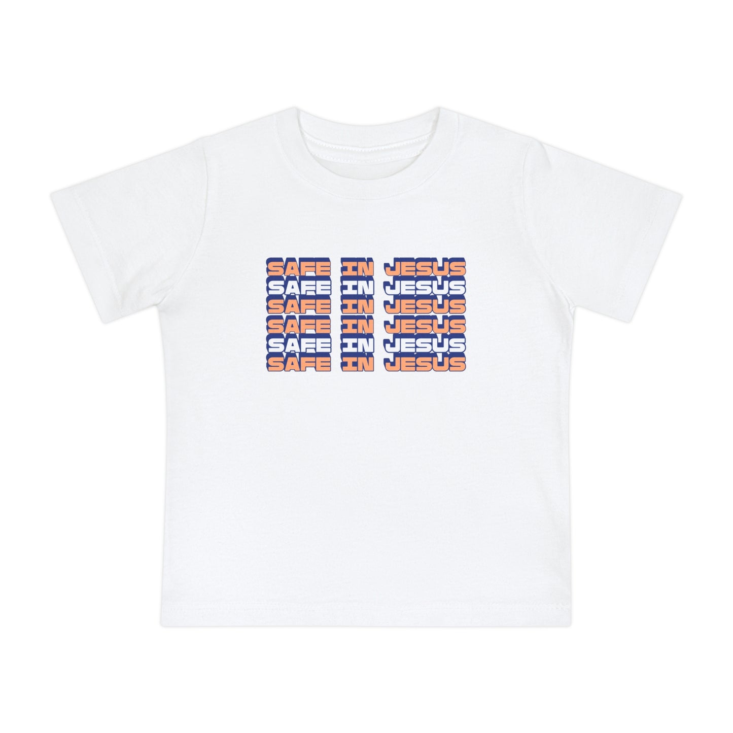 "Safe in Jesus" Baby t-shirt