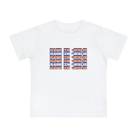 "Safe in Jesus" Baby t-shirt
