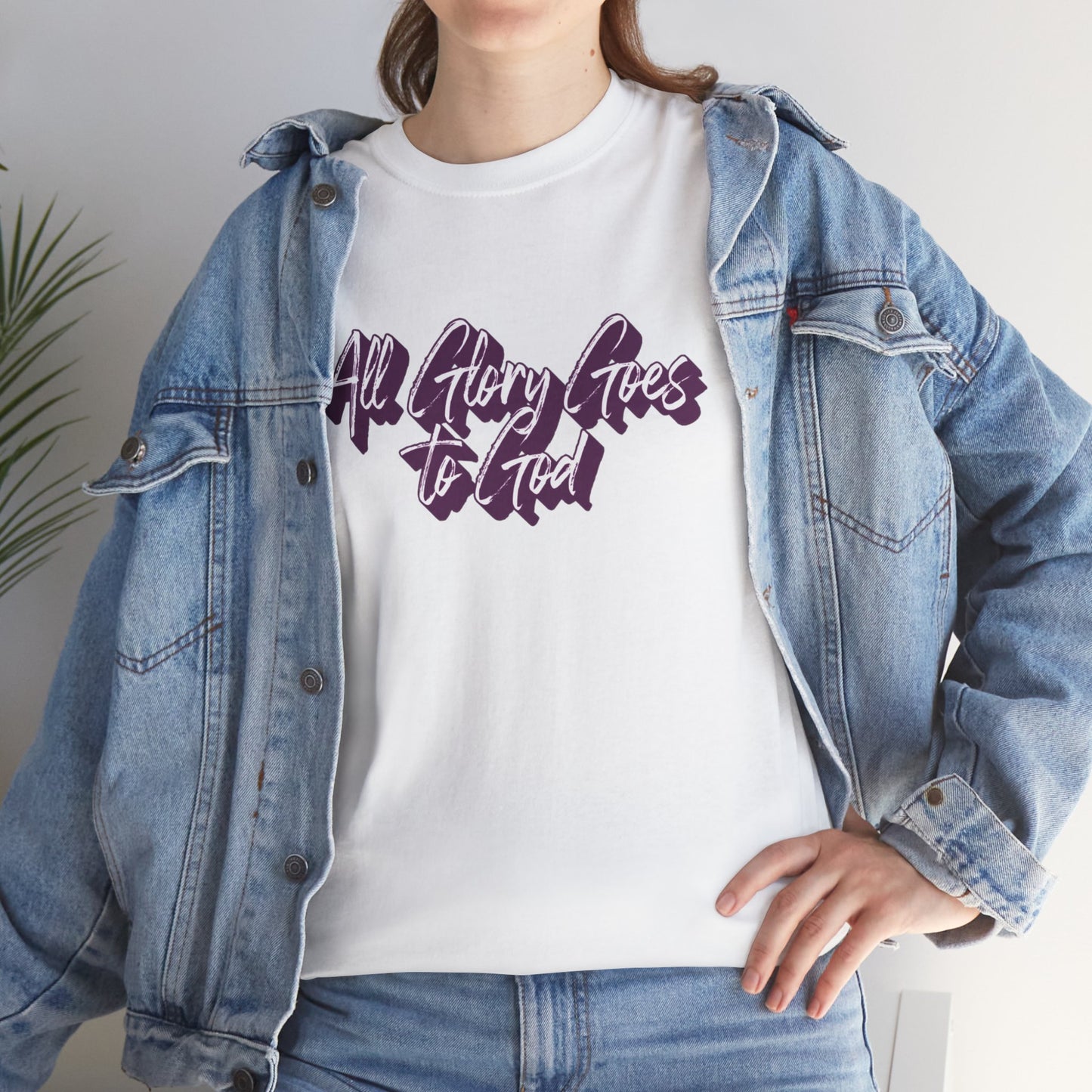 "All Glory Goes to God" Unisex Heavy Cotton Tee