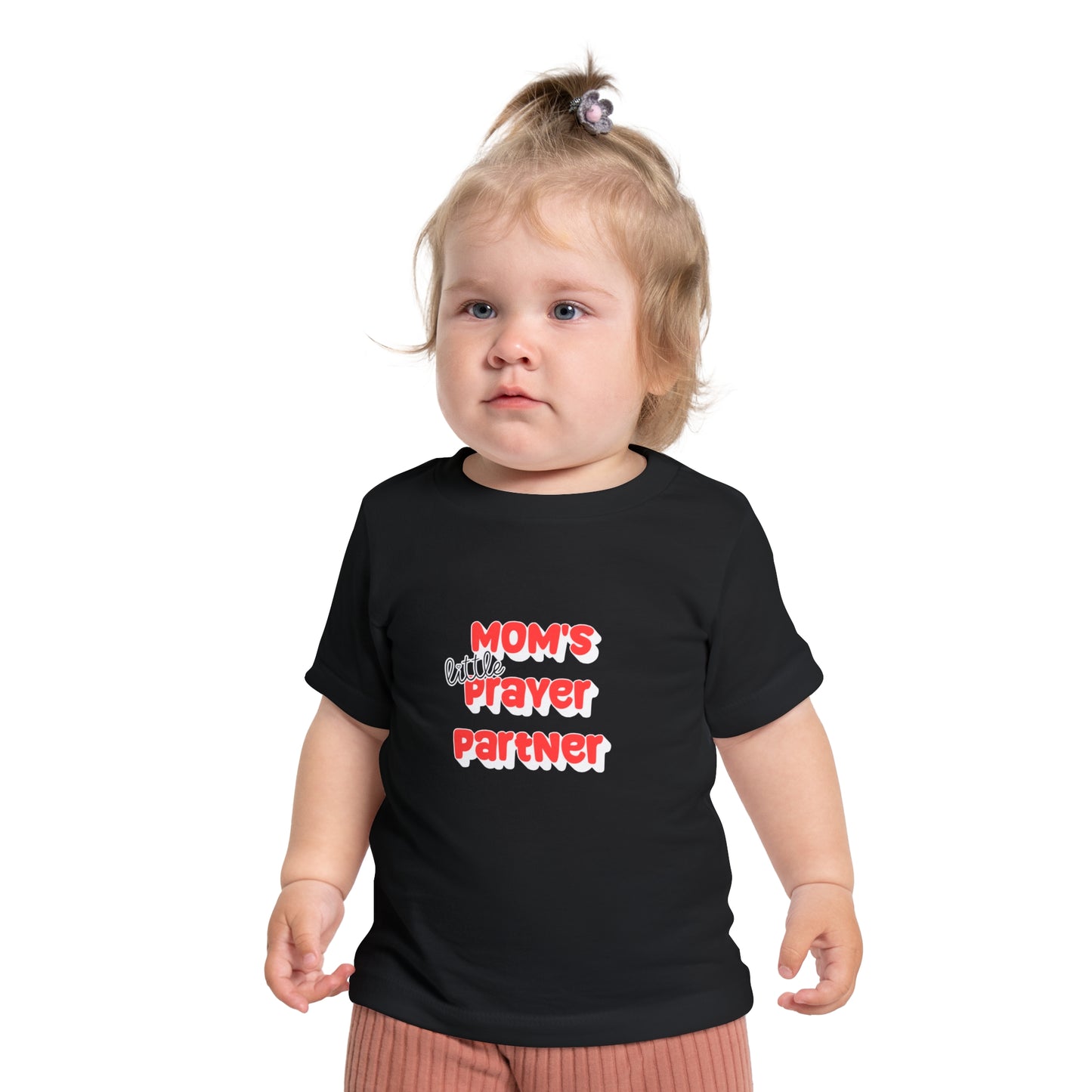 "Mom's little Prayer Partner" Baby t-shirt