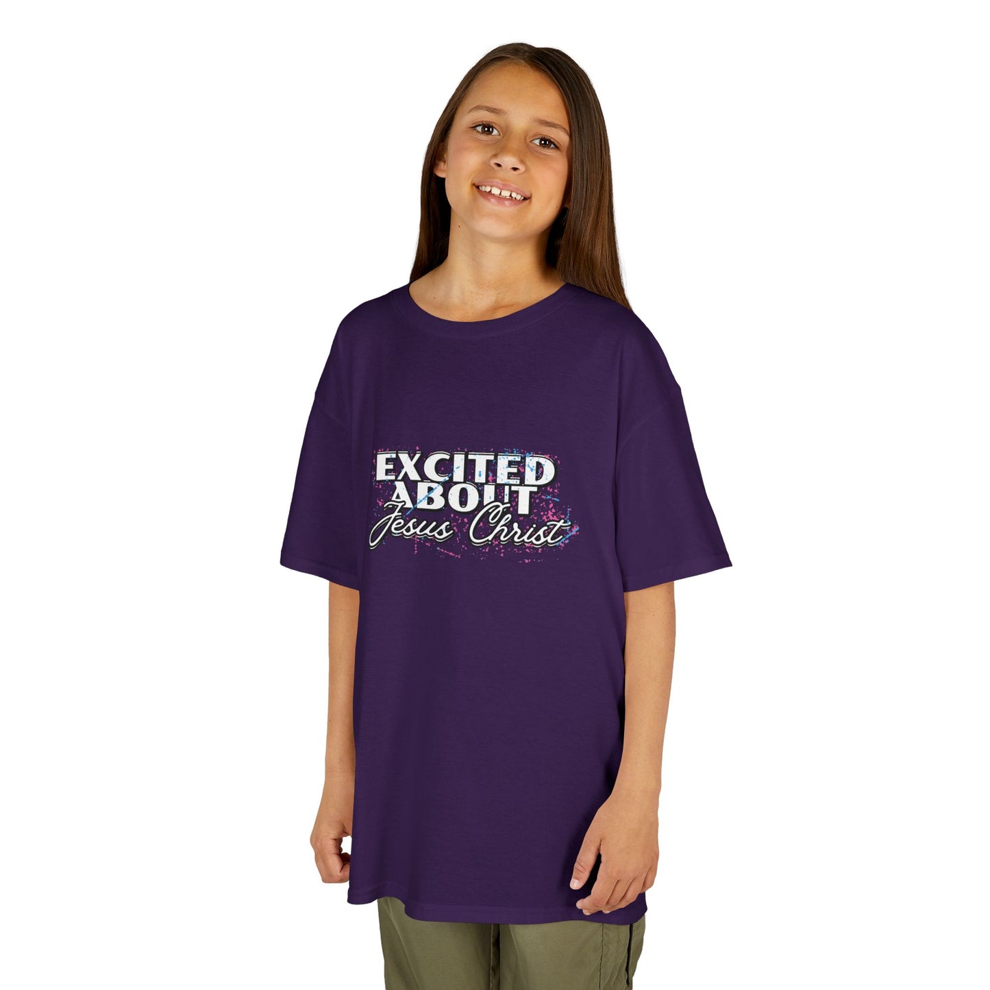 "Excited About Jesus Christ" Youth t-shirt
