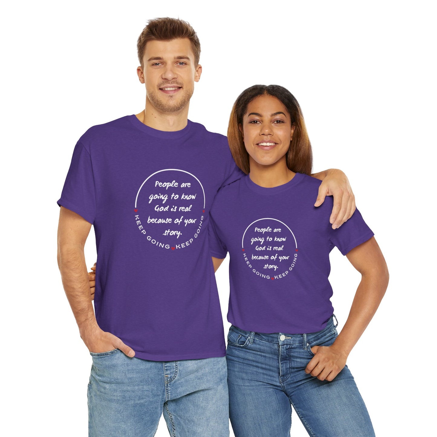 Keep Going - Your Story Heavy Cotton Tee