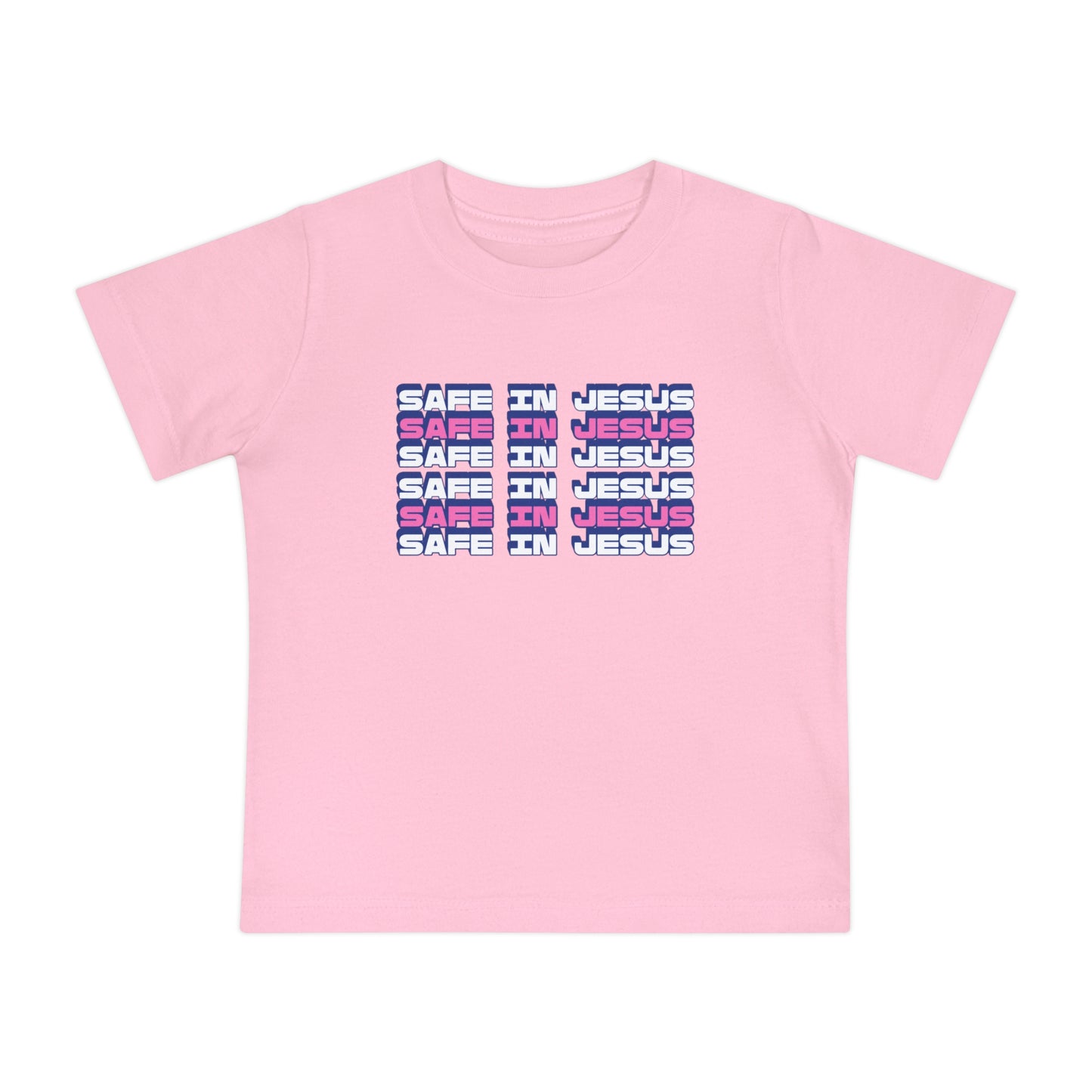 "Safe in Jesus" Baby t-shirt