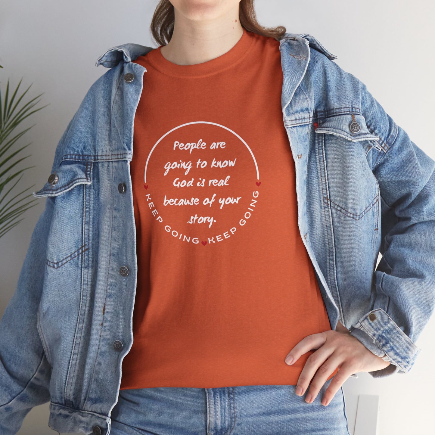 Keep Going - Your Story Heavy Cotton Tee
