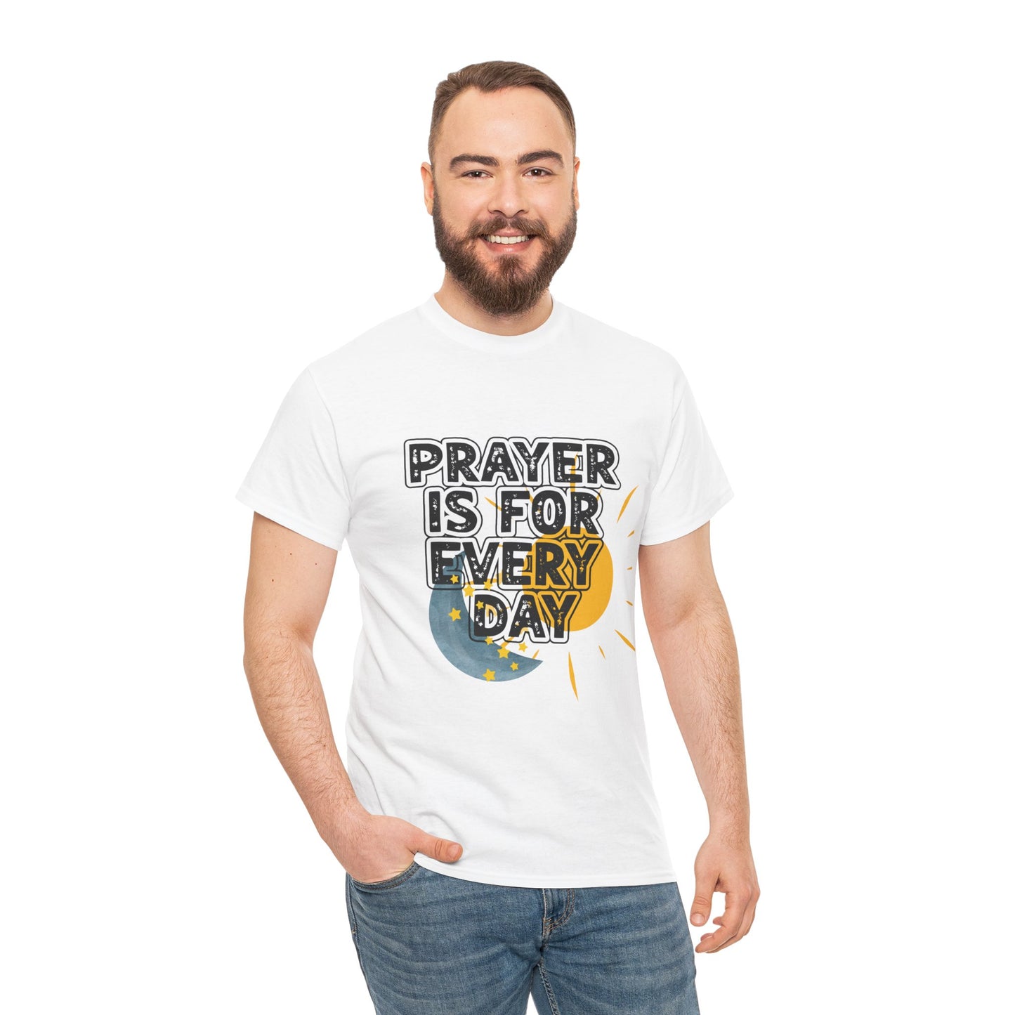 "Prayer is For Every Day" Sun & Moon t-shirt