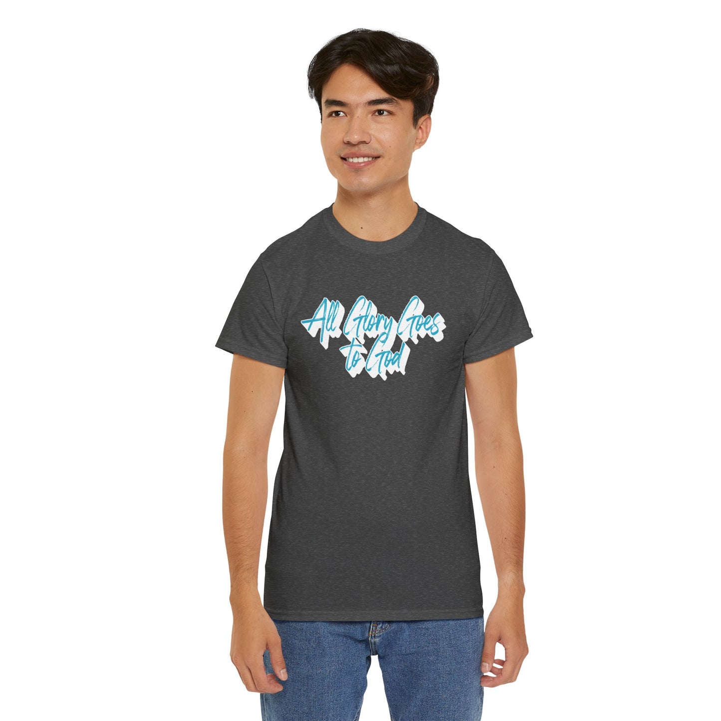 "All Glory Goes to God" Unisex Heavy Cotton Tee