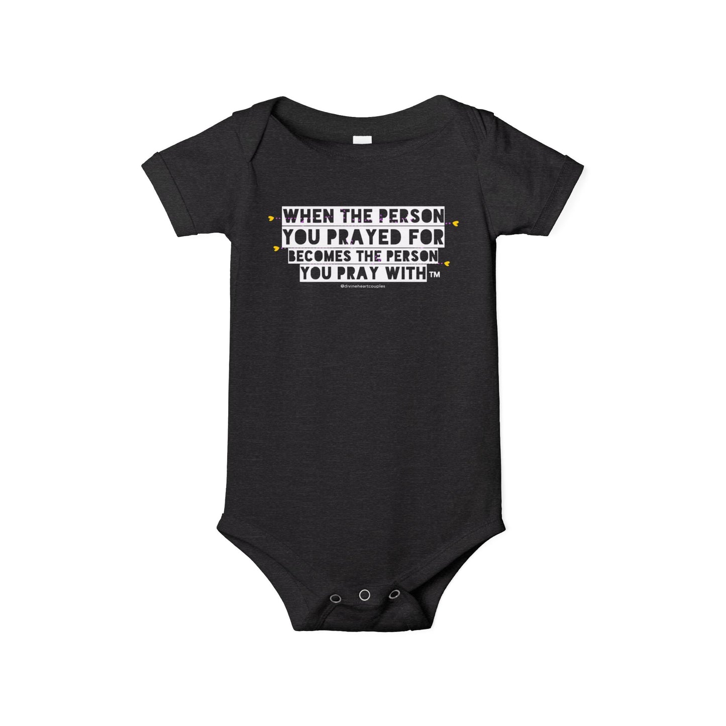 Bold Pray Match with Baby onesie