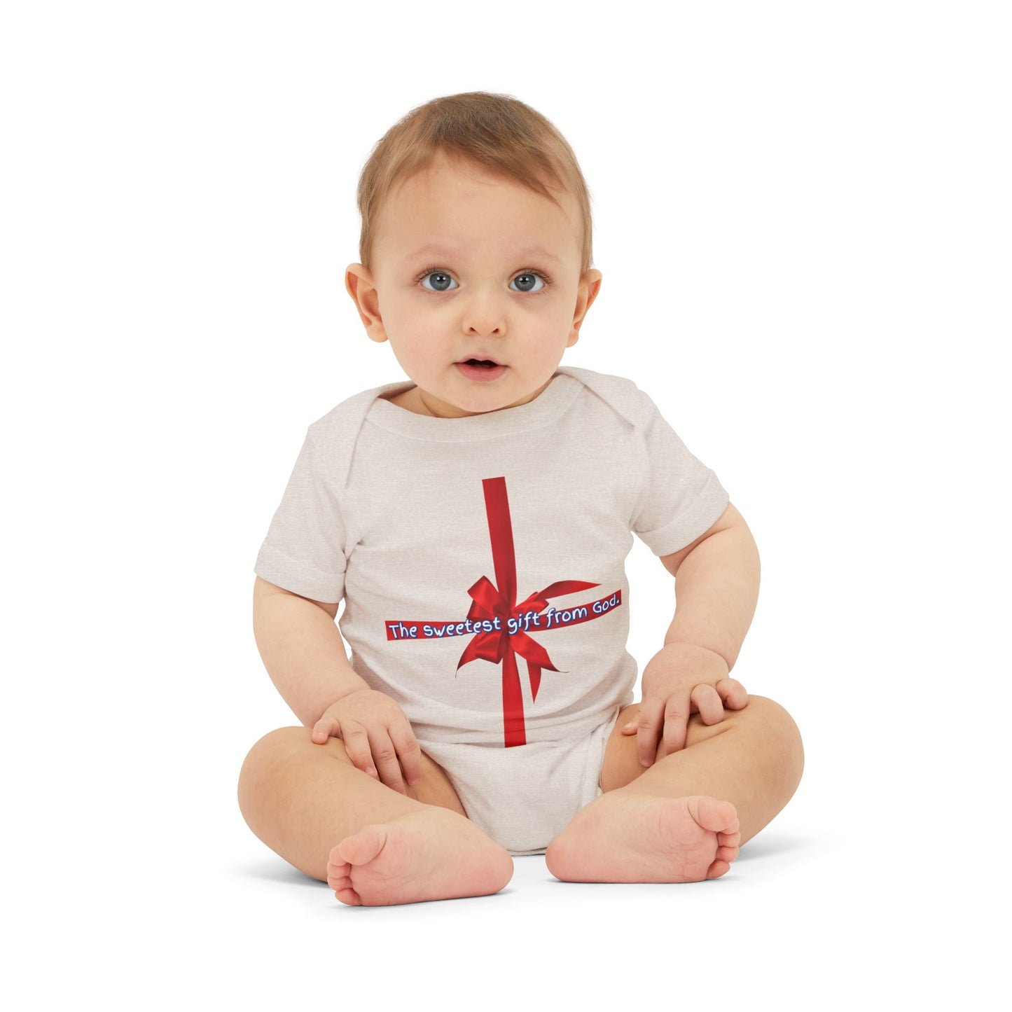 "The Sweetest Gift From God" Baby Onesie