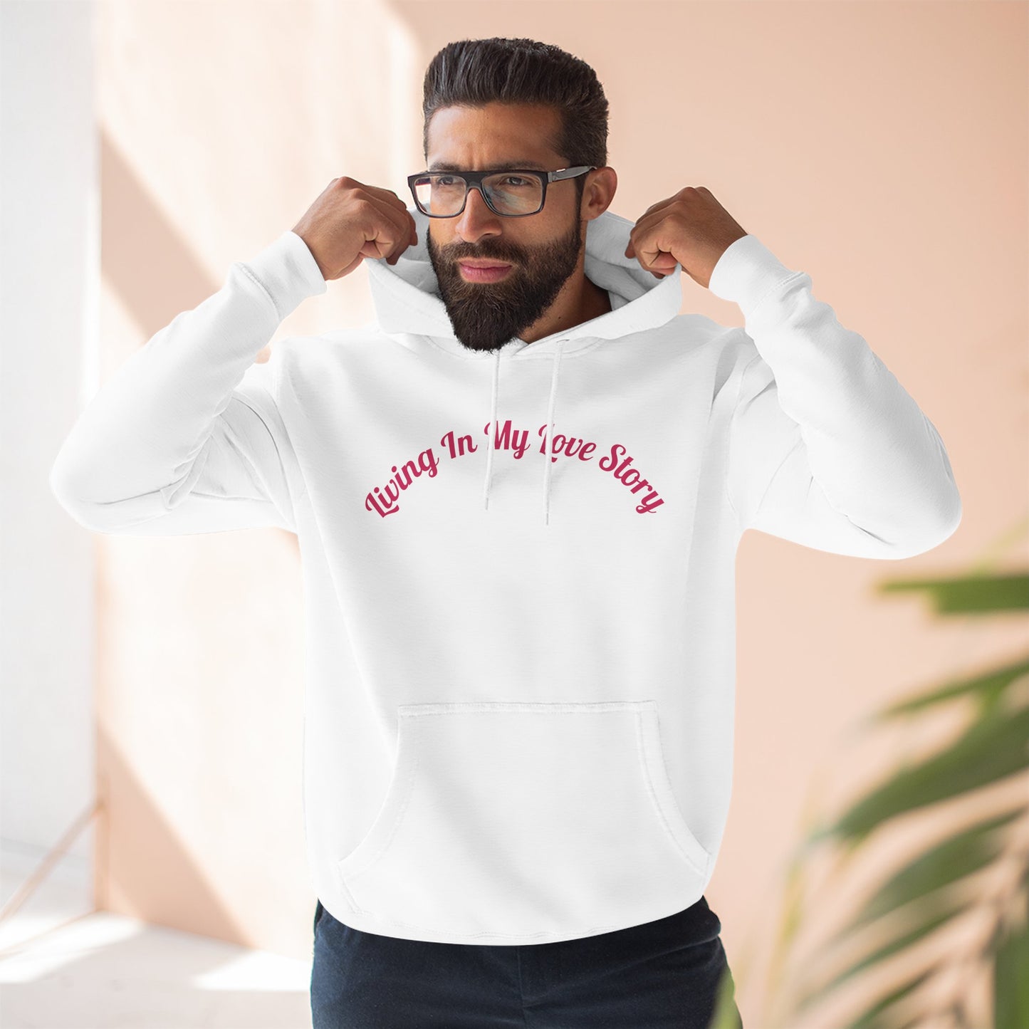 "Living In My Love Story" Pullover Hoodie