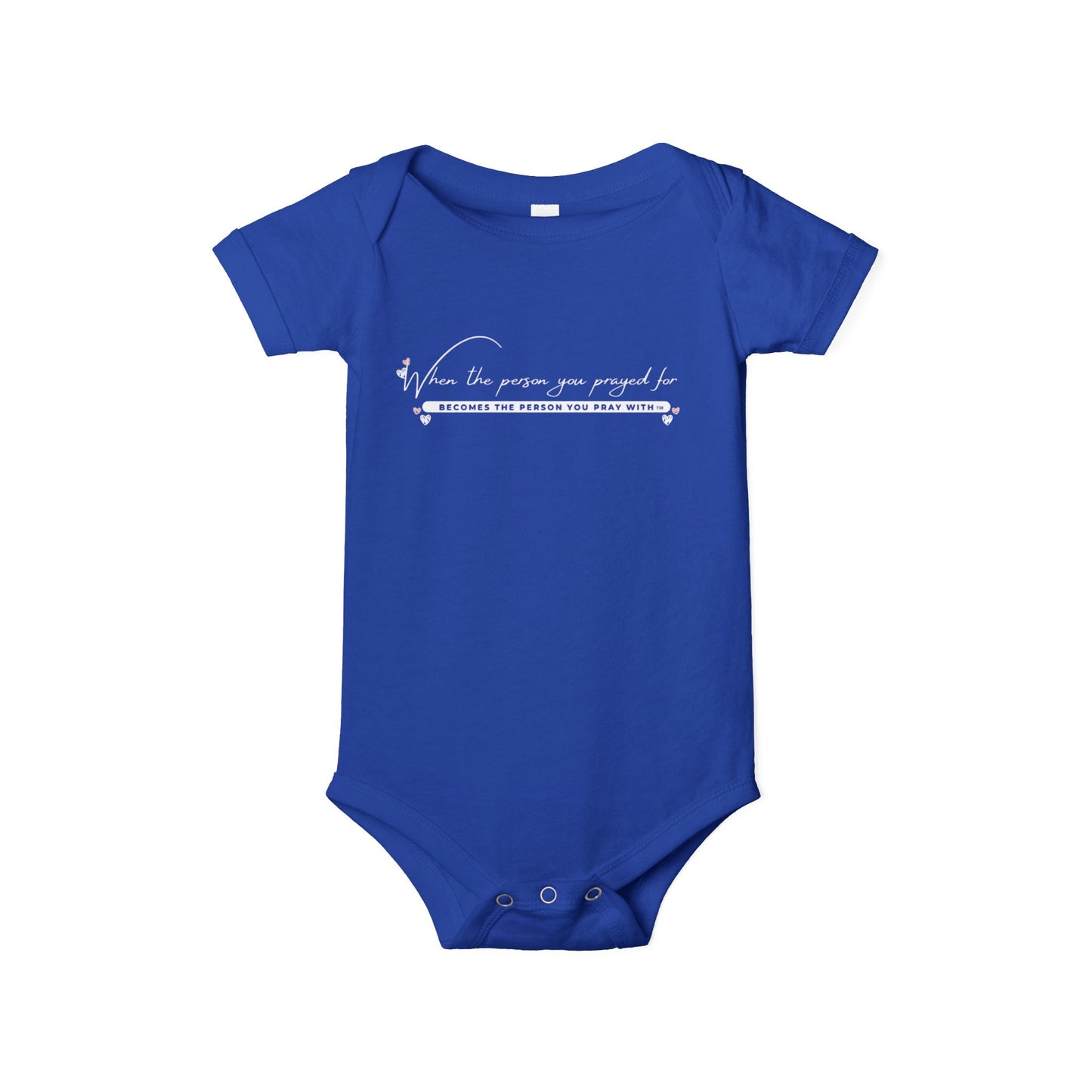 Simple Pray with Hearts - Match with Baby Onesie