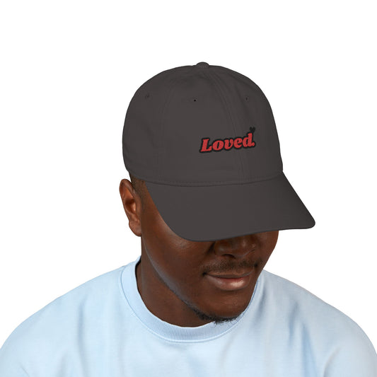 "Loved." Embroidered Cap
