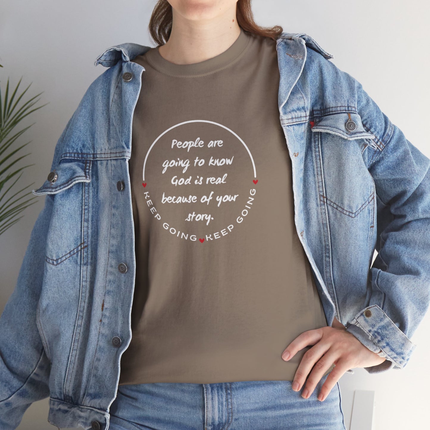 Keep Going - Your Story Heavy Cotton Tee