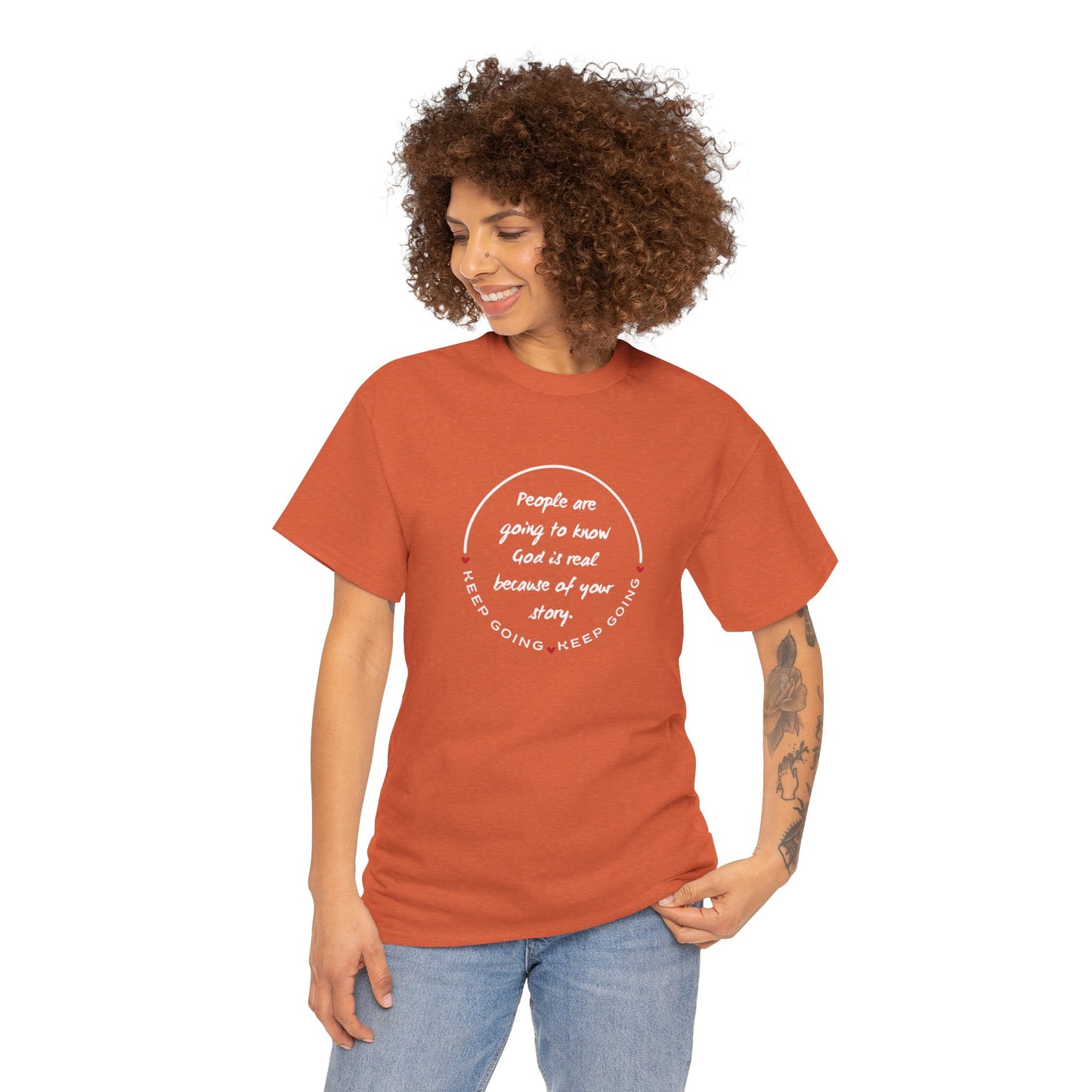 Keep Going - Your Story Heavy Cotton Tee