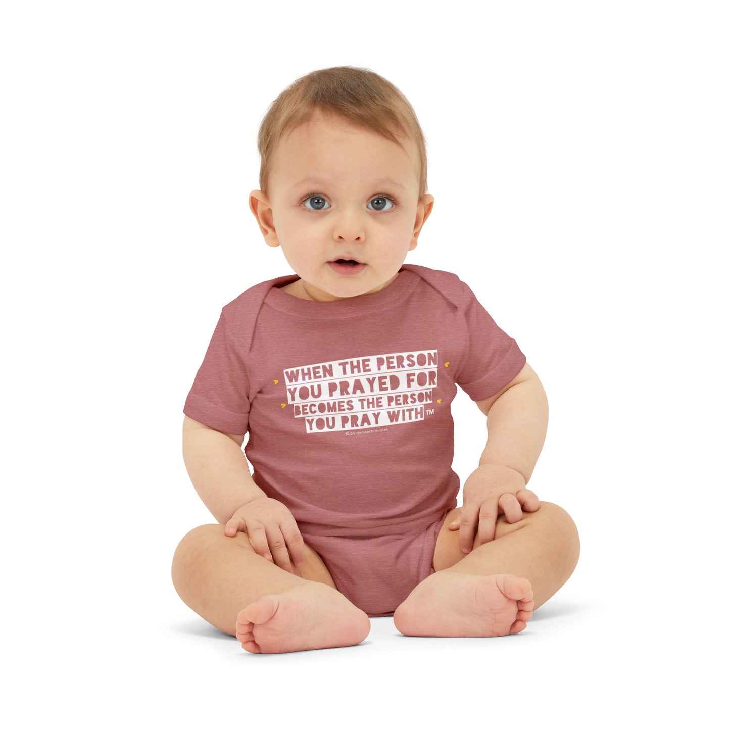 Bold Pray Match with Baby onesie