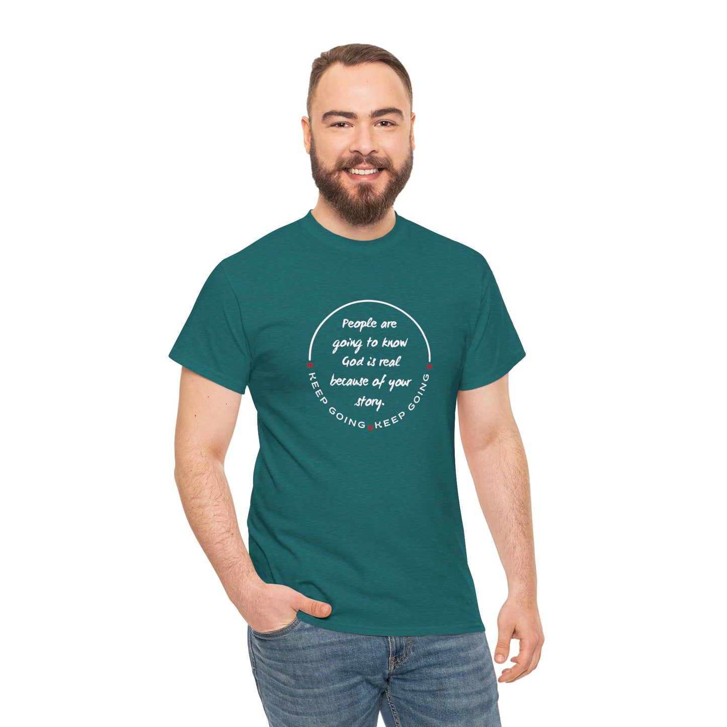 Keep Going - Your Story Heavy Cotton Tee