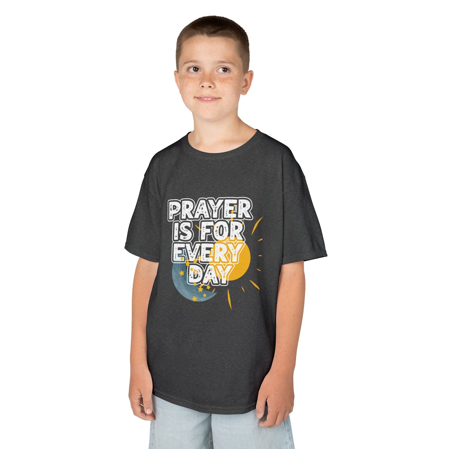 "Prayer is for Every Day" Youth Heavy Cotton T-Shirt