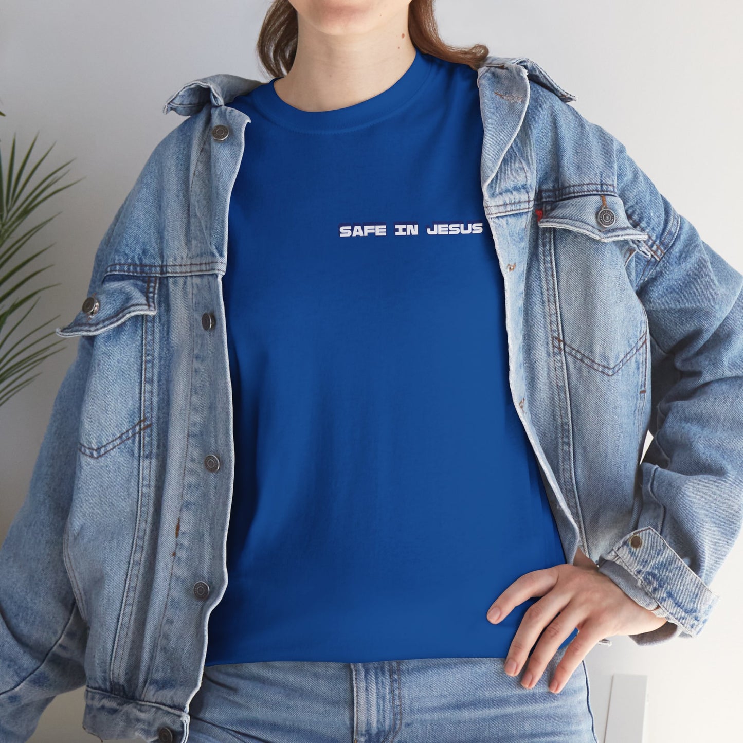 "Safe in Jesus" Heavy Cotton Tee