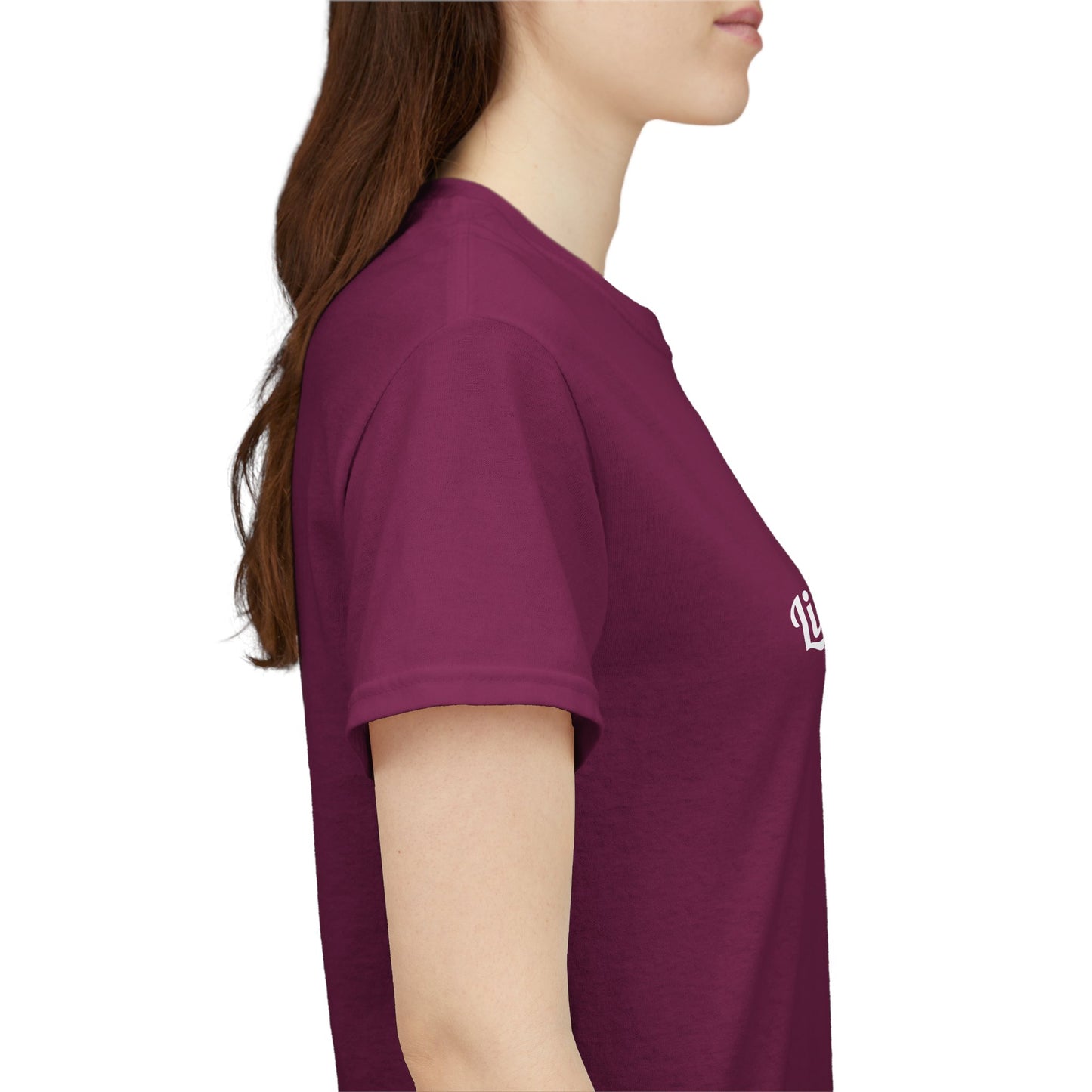"Living In My Love Story" simple design tee
