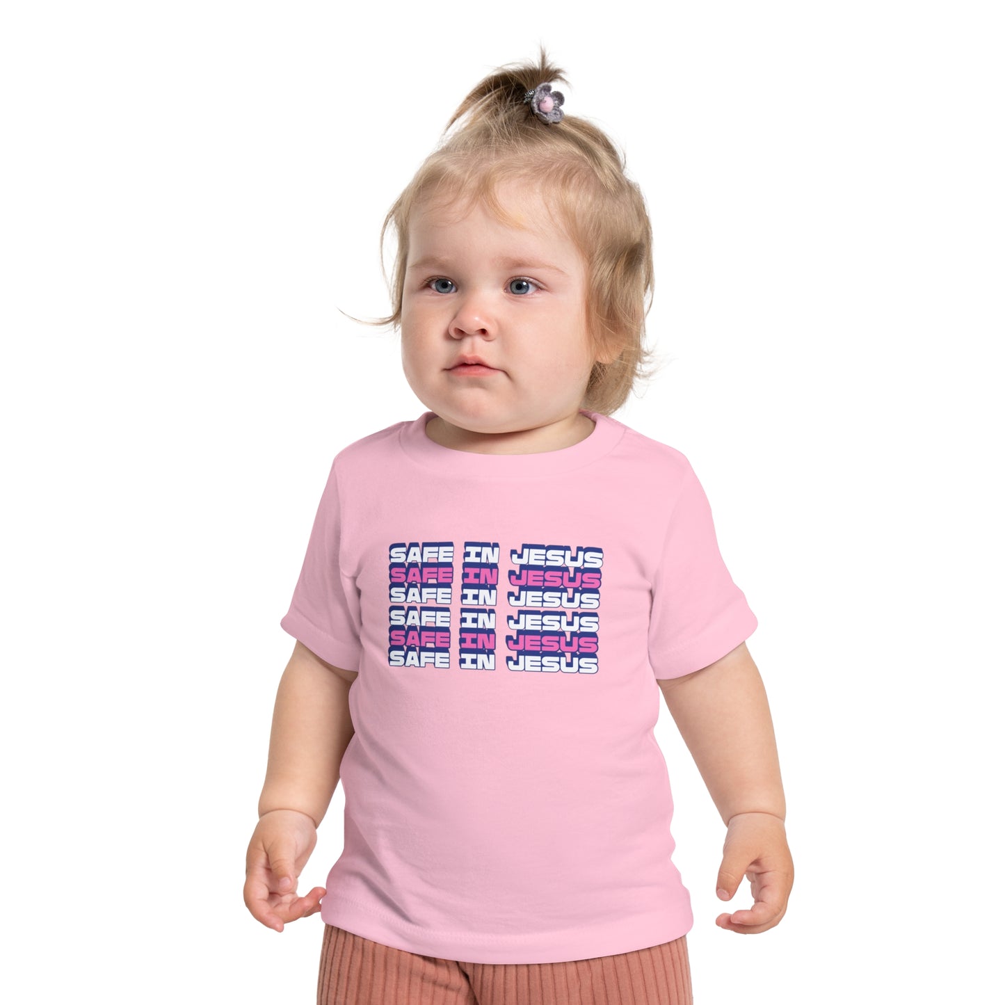"Safe in Jesus" Baby t-shirt
