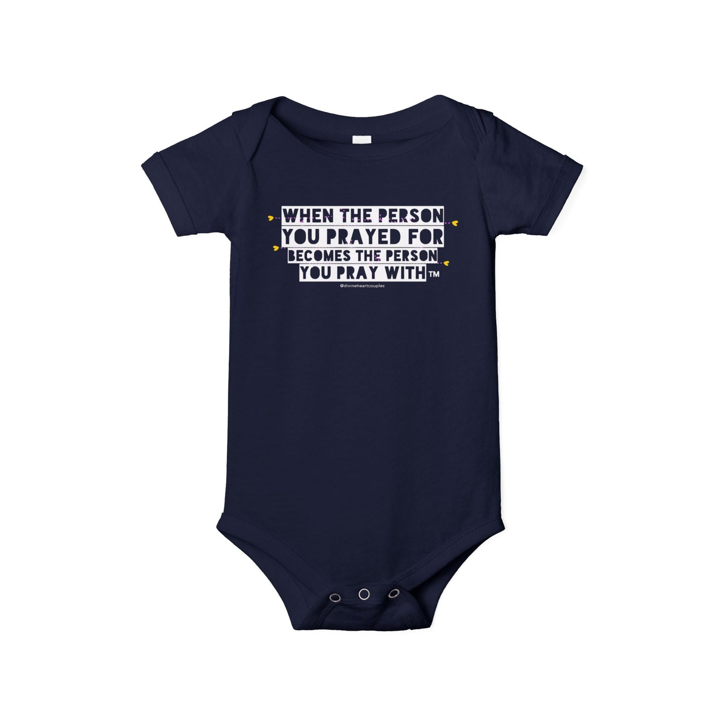 Bold Pray Match with Baby onesie