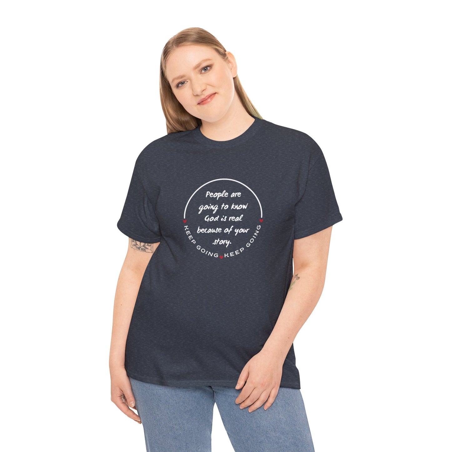Keep Going - Your Story Heavy Cotton Tee