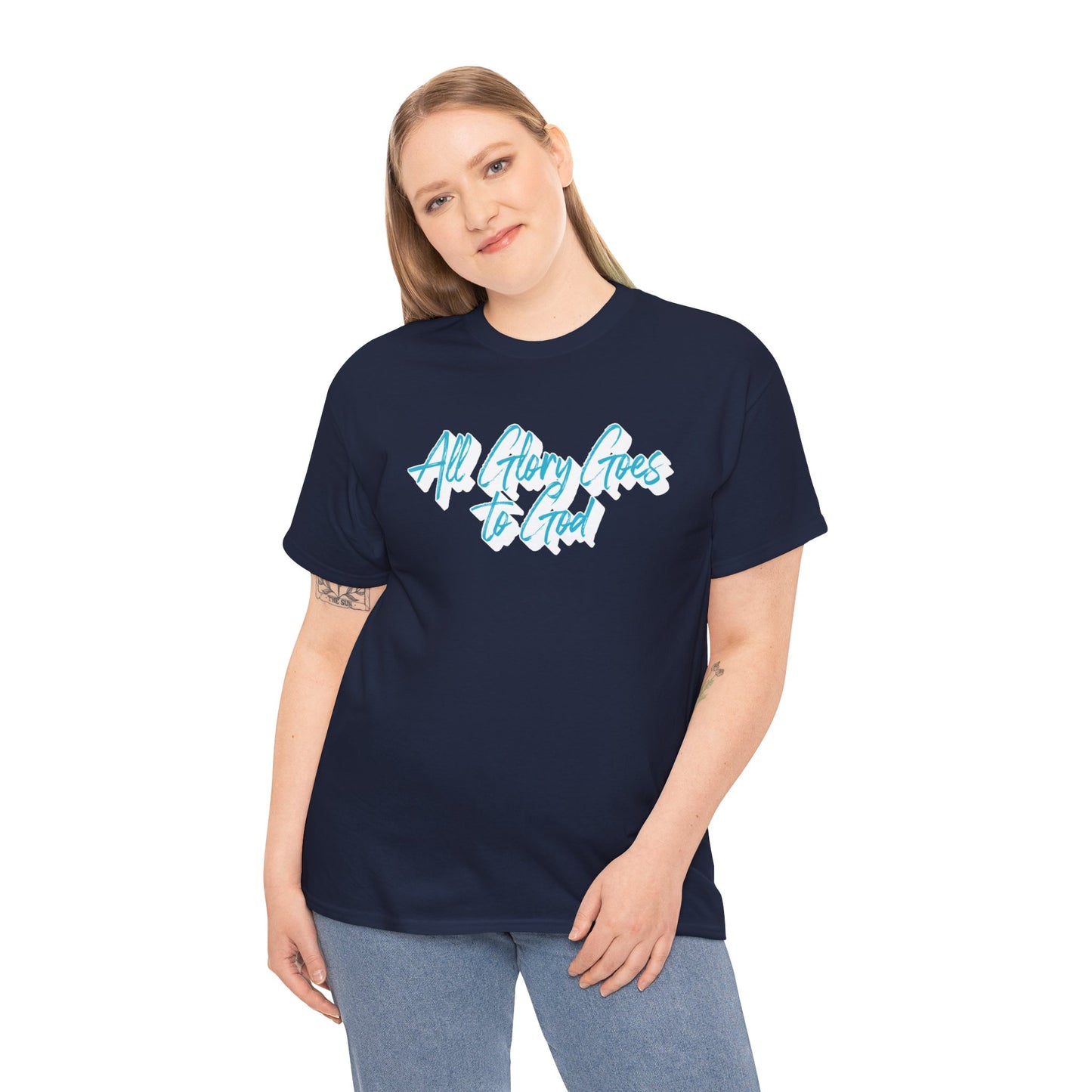 "All Glory Goes to God" Unisex Heavy Cotton Tee