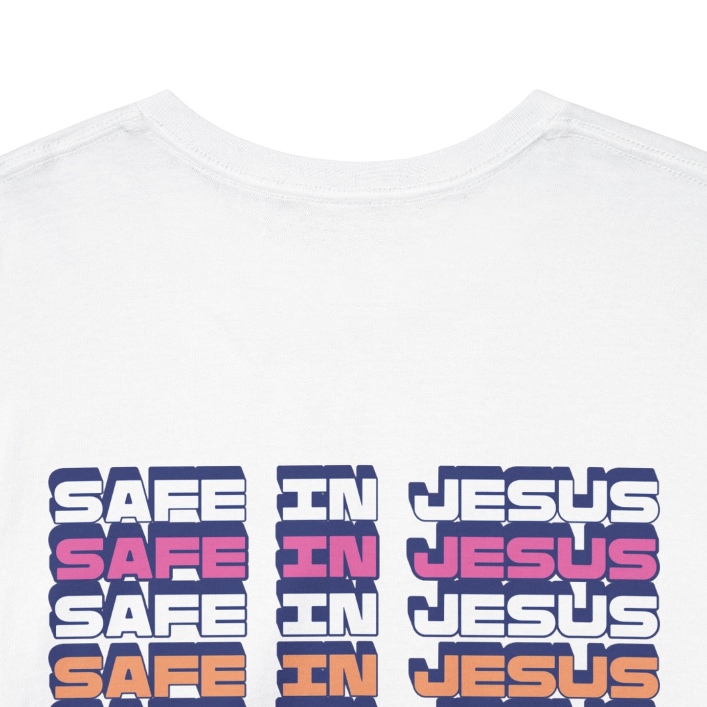 "Safe in Jesus" Heavy Cotton Tee