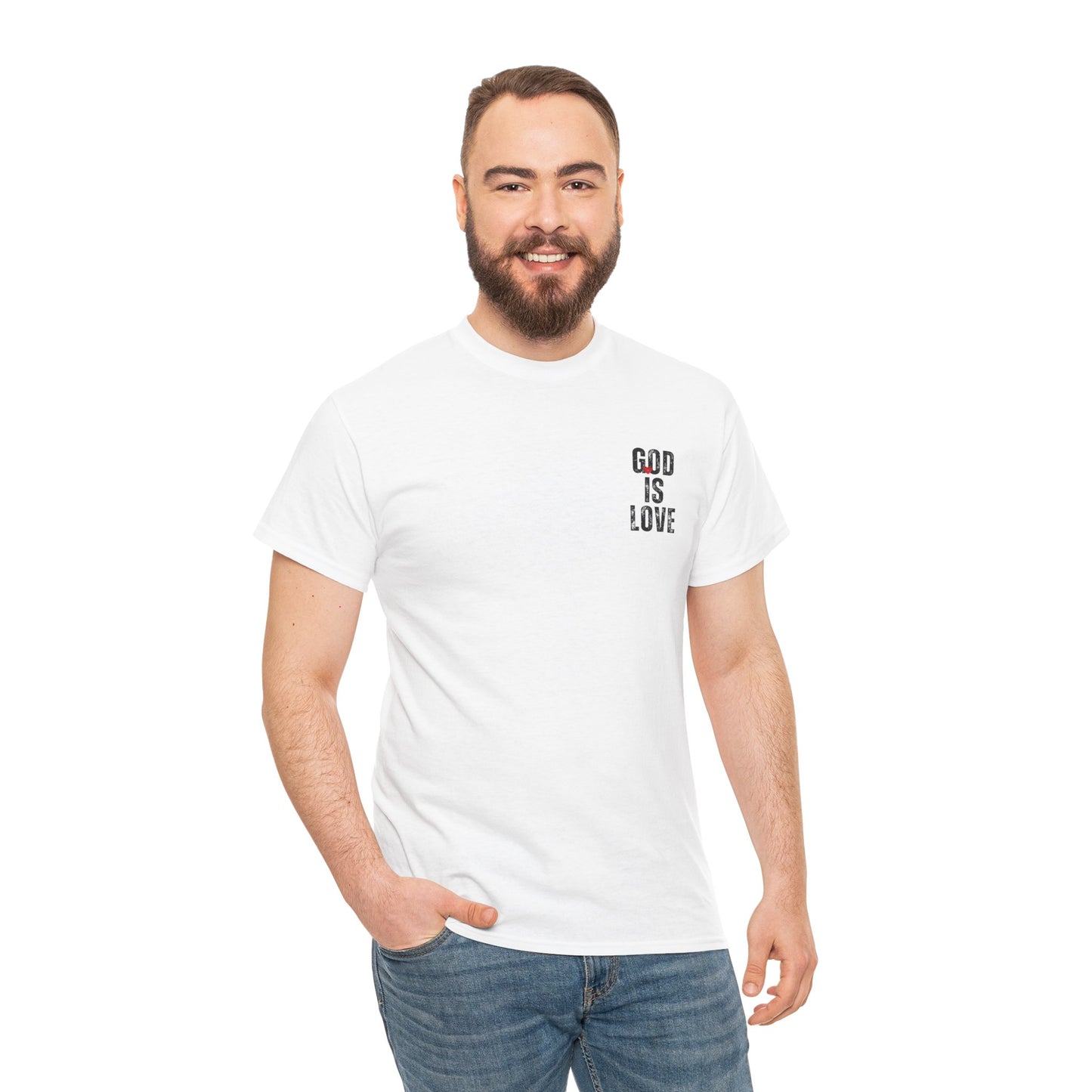 "God Is Love" T-Shirt (Front and Back)