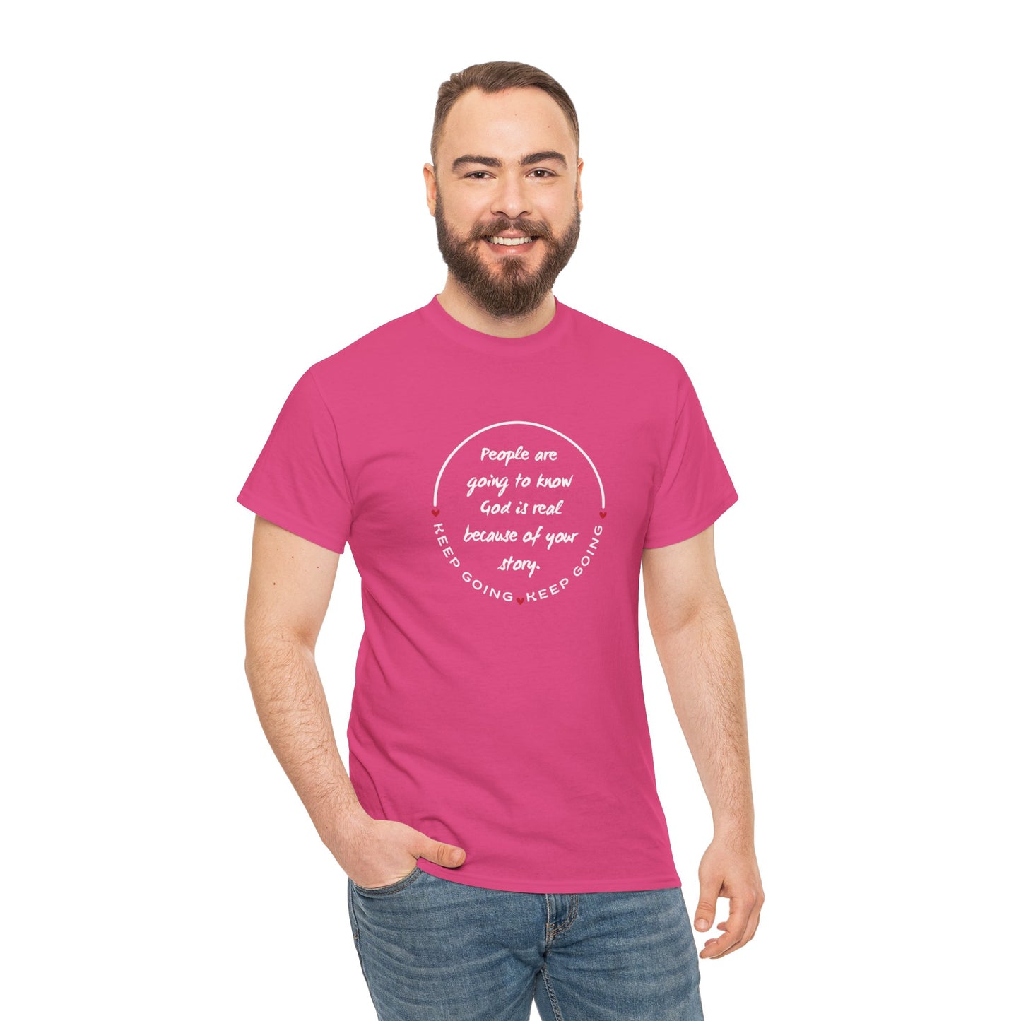 Keep Going - Your Story Heavy Cotton Tee