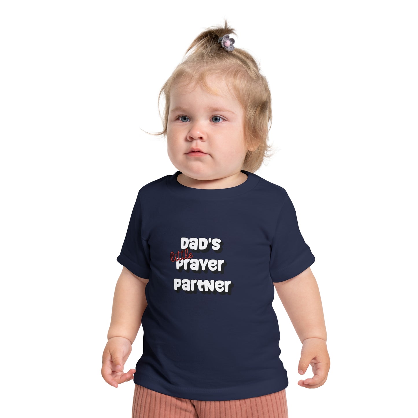 "Dad's little Prayer Partner" Baby t-shirt