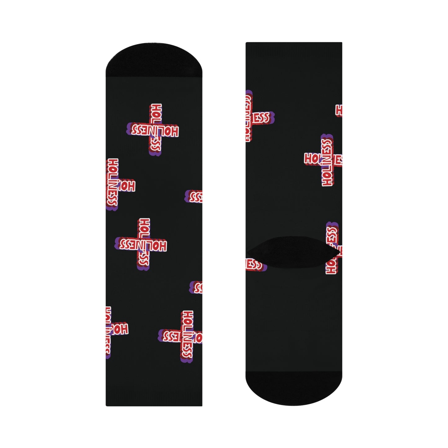 Holiness Cross Crew Socks