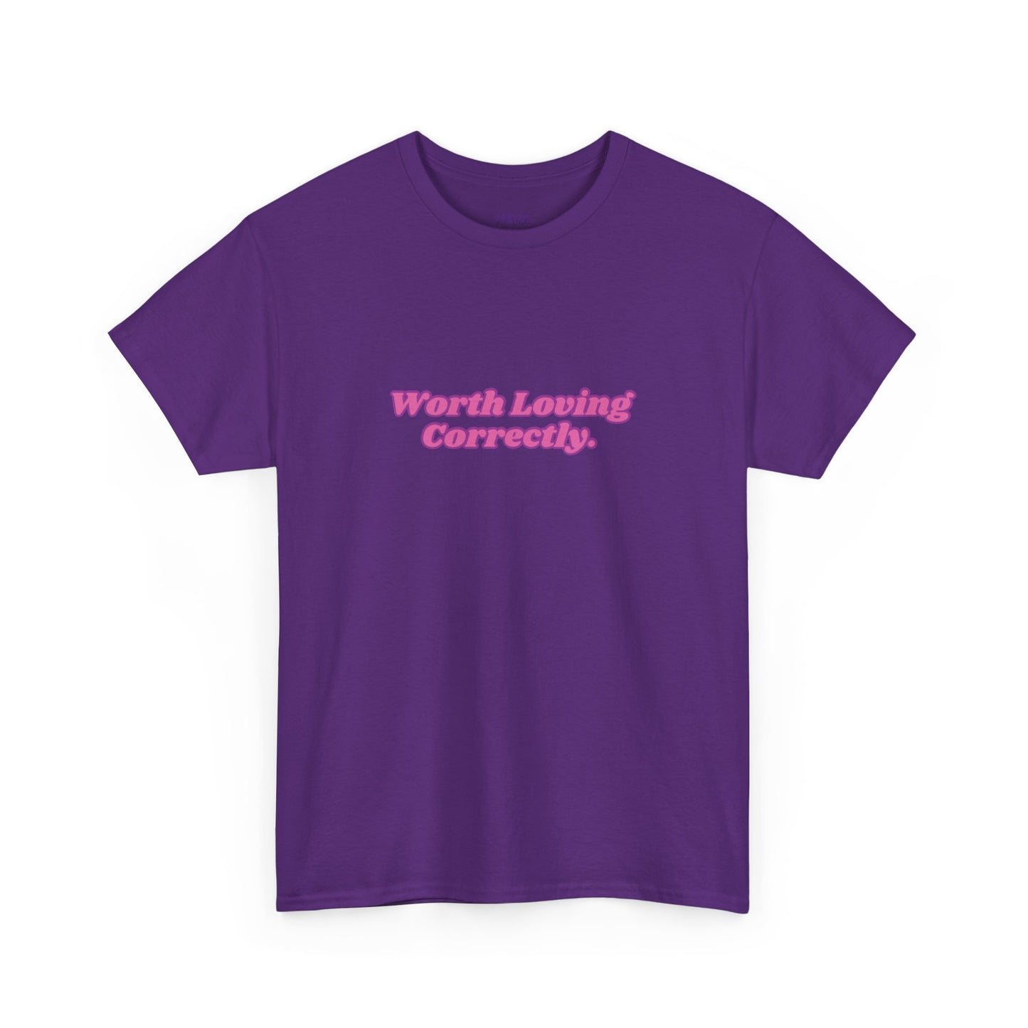 "Worth Loving Correctly" t-shirt