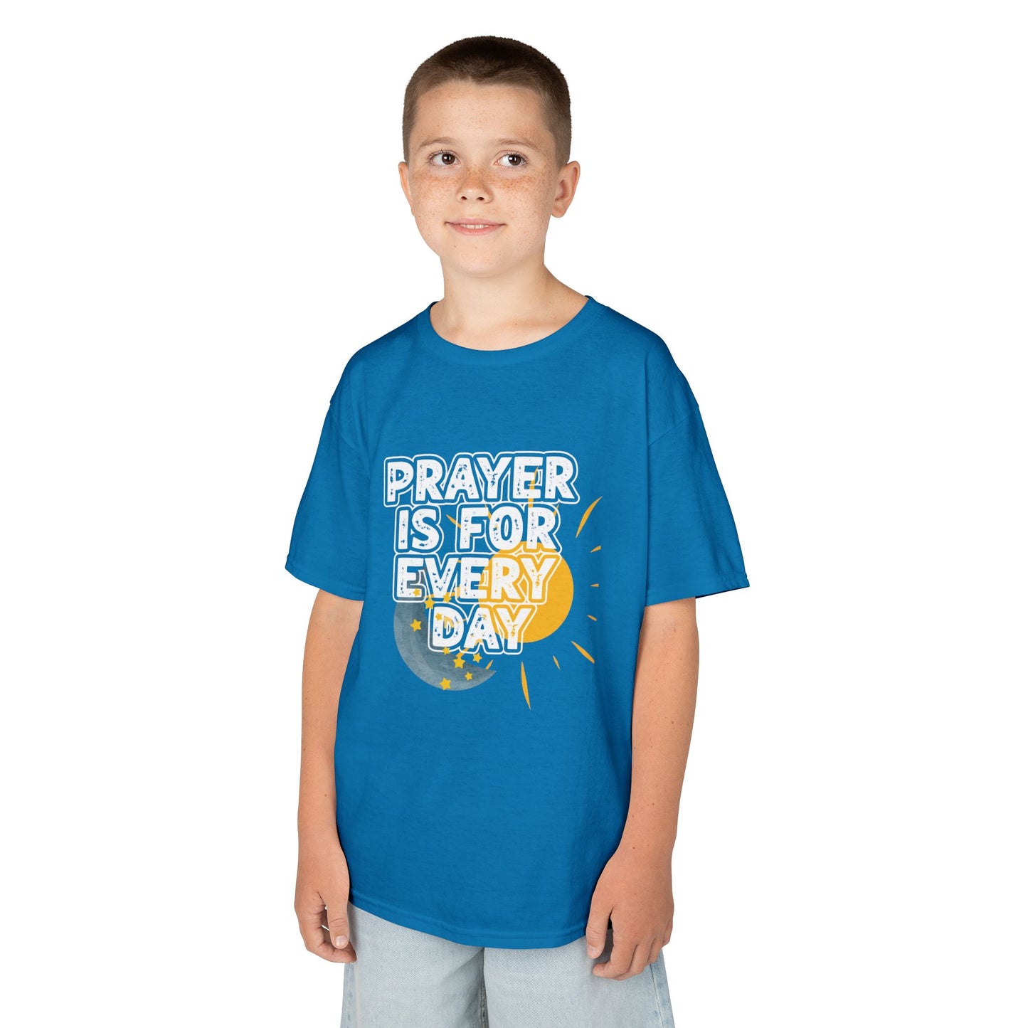 "Prayer is for Every Day"  Youth Heavy Cotton T-Shirt