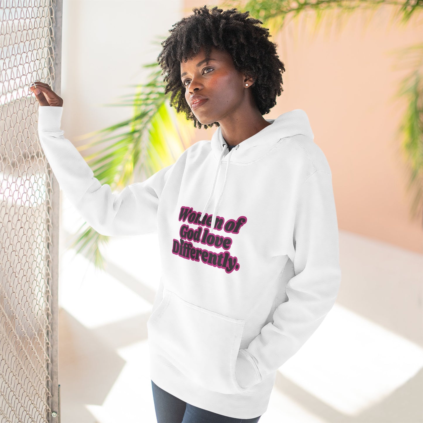 "Women of God Love Differently" Pullover Hoodie