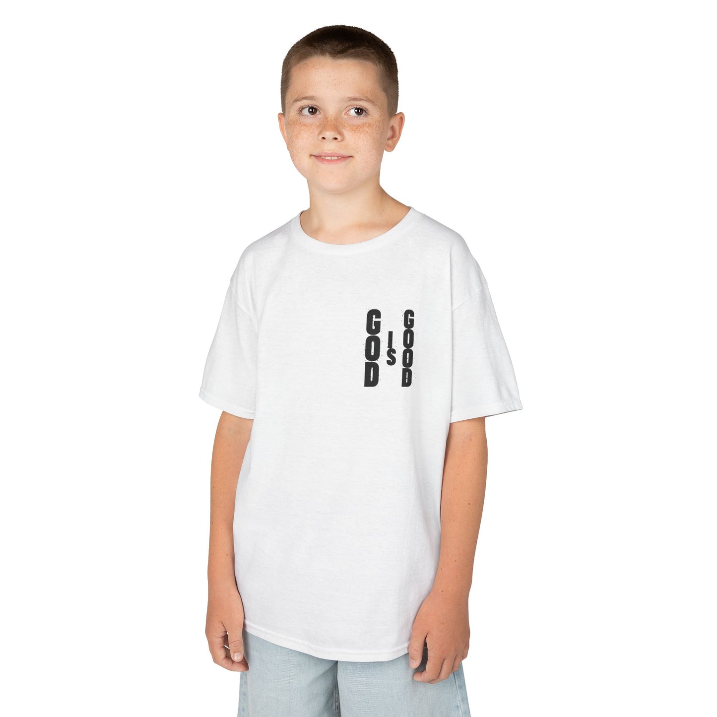 "God is Good" - Youth T-Shirt (back and front)