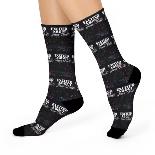 Excited About Jesus Christ Crew Socks