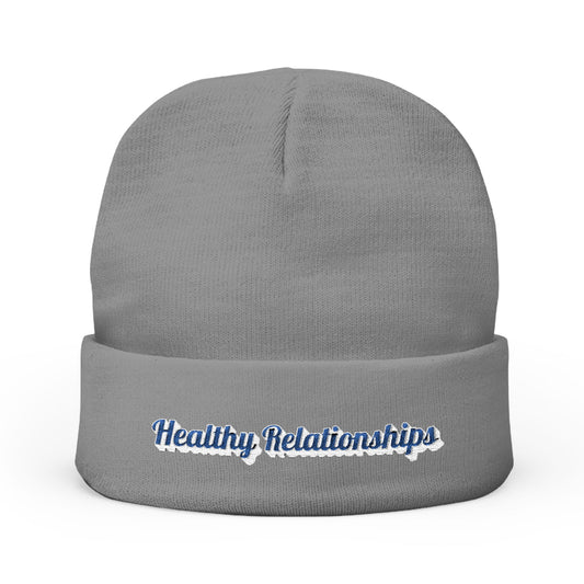 "Healthy Relationships" Knit Beanie hat