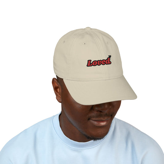 "Loved." Embroidered Cap