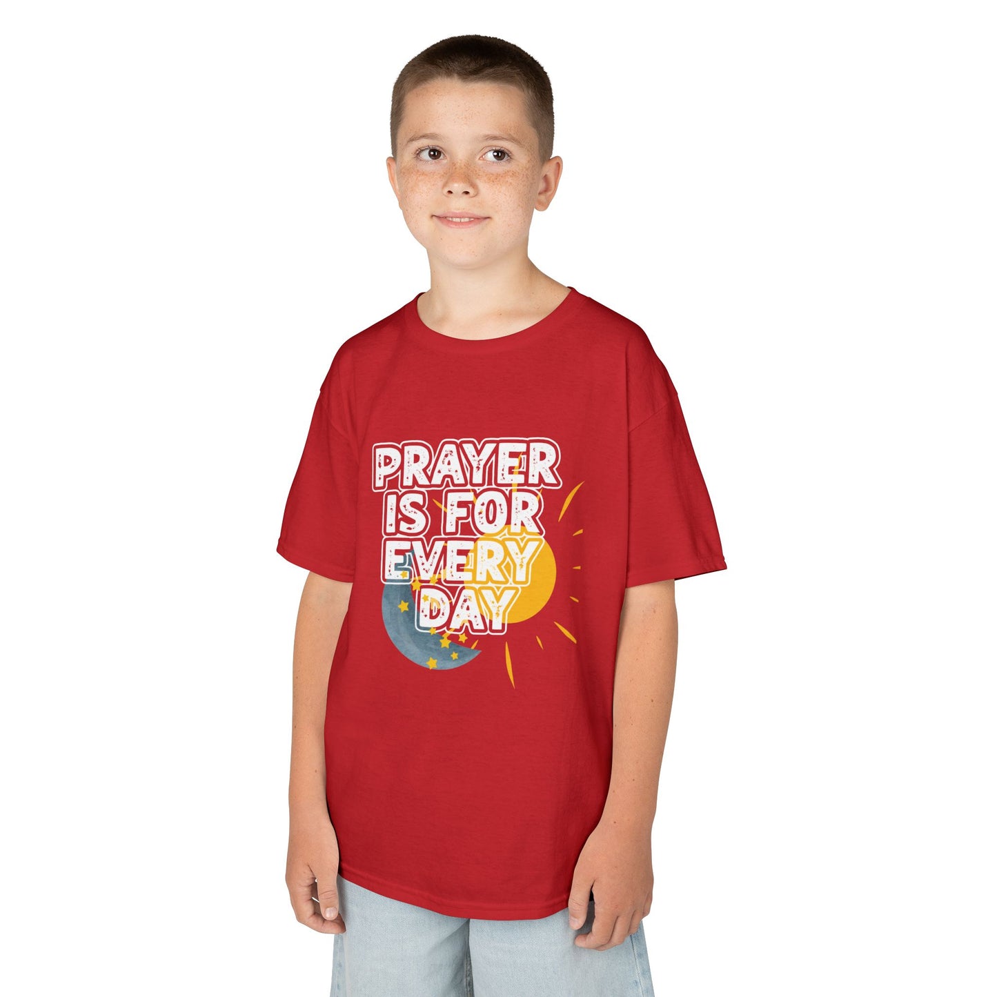 "Prayer is for Every Day"  Youth Heavy Cotton T-Shirt
