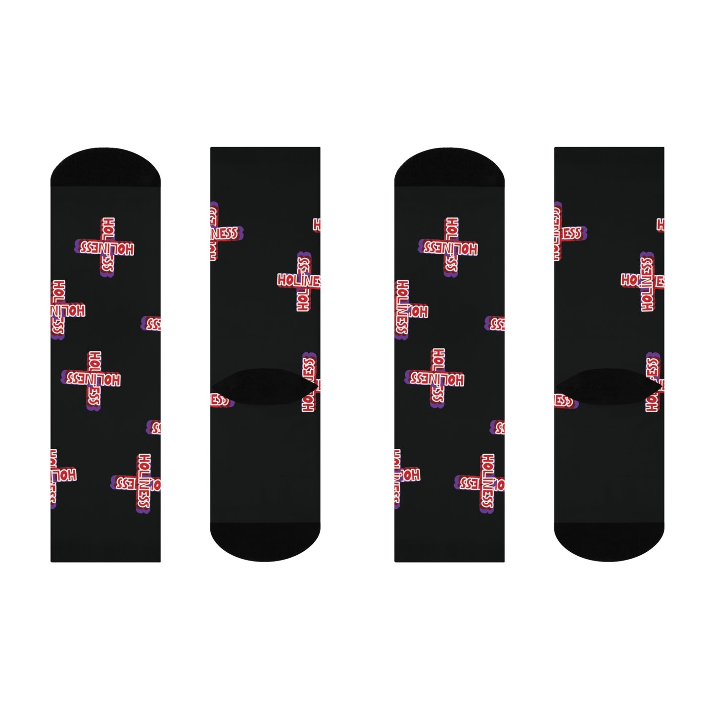 Holiness Cross Crew Socks