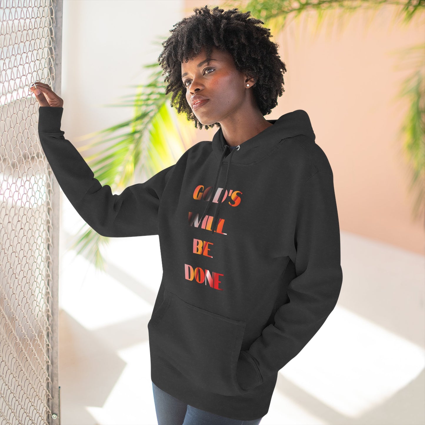 "God's Will Be Done" Pullover Hoodie