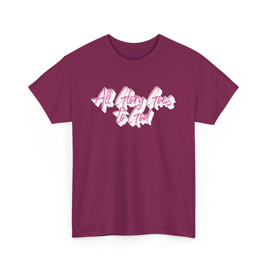 "All Glory Goes to God" Unisex Heavy Cotton Tee