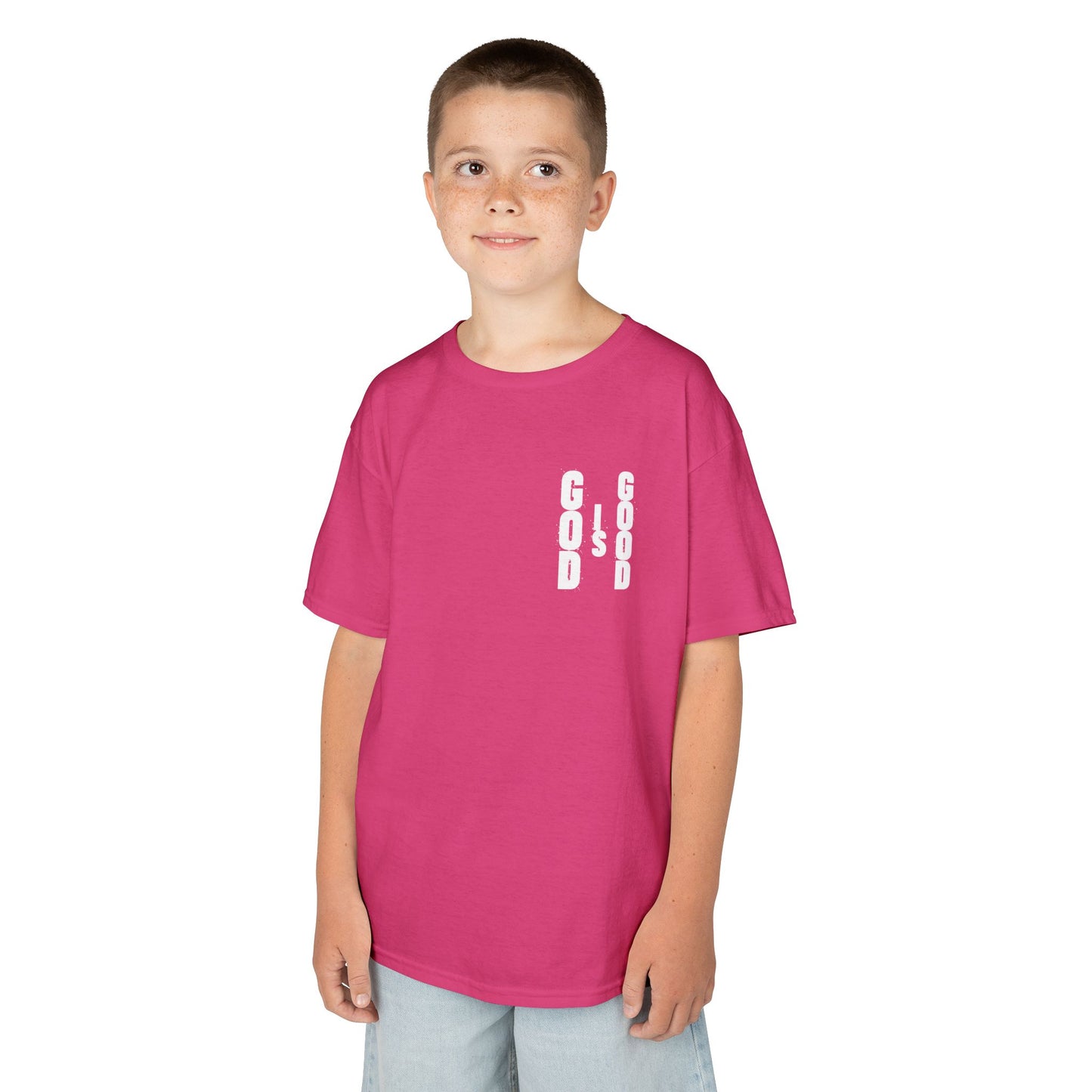 "God is Good" - Youth T-Shirt (back and front)