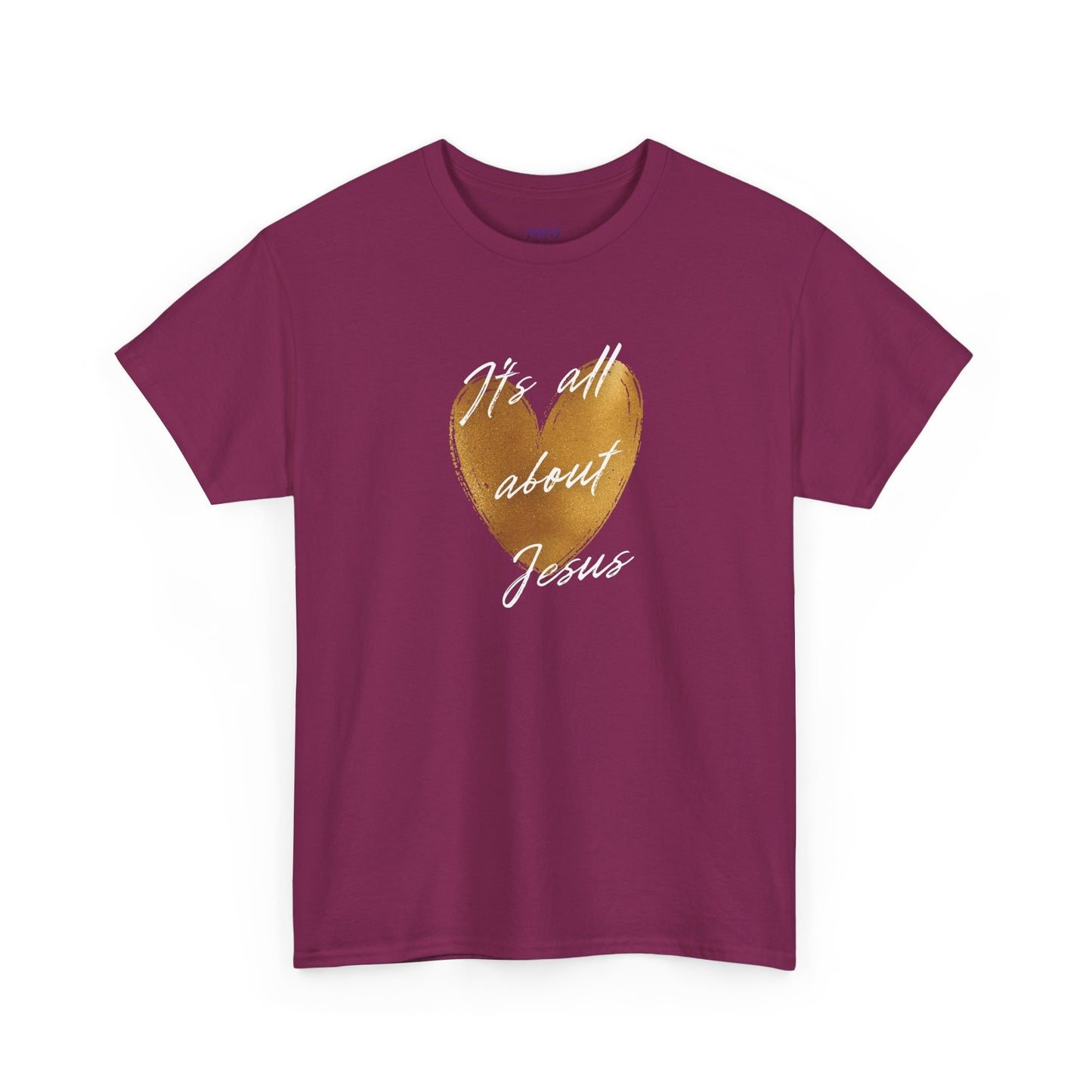"It's all about Jesus" heart T-Shirt