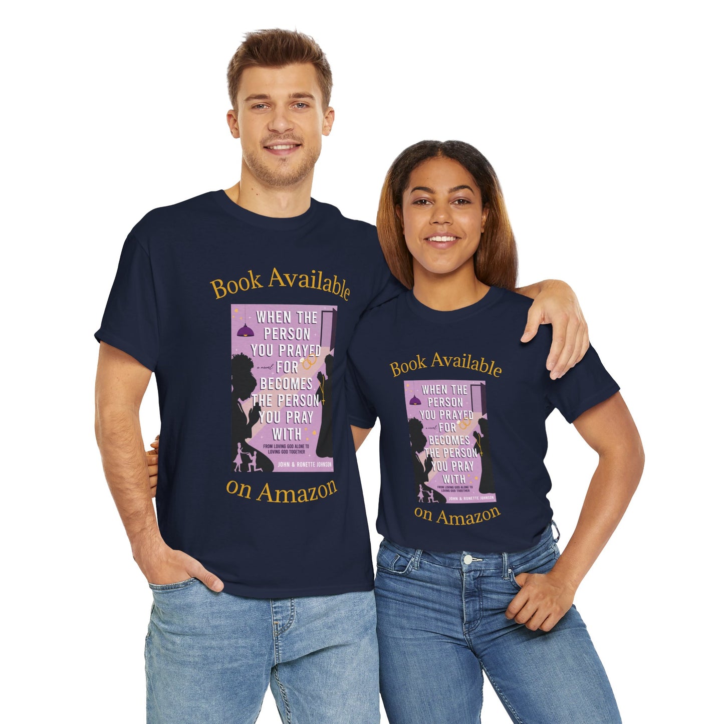 Romance  novel walking billboard  t-shirt