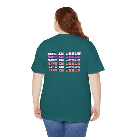 "Safe in Jesus" Heavy Cotton Tee