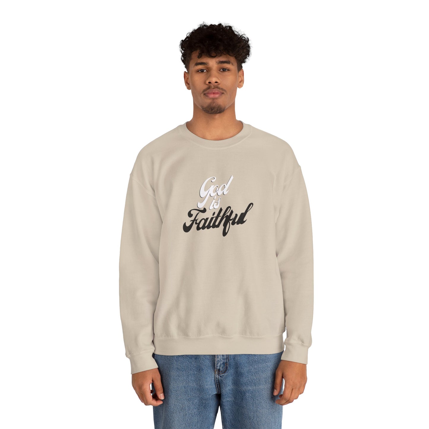 "God is Faithful" Crewneck Sweatshirt