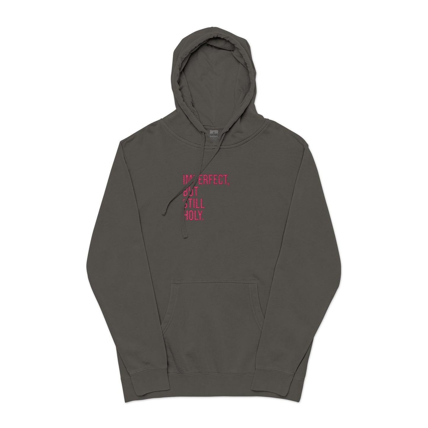 Imperfect, But Still Holy. - Embroidered Hoodie